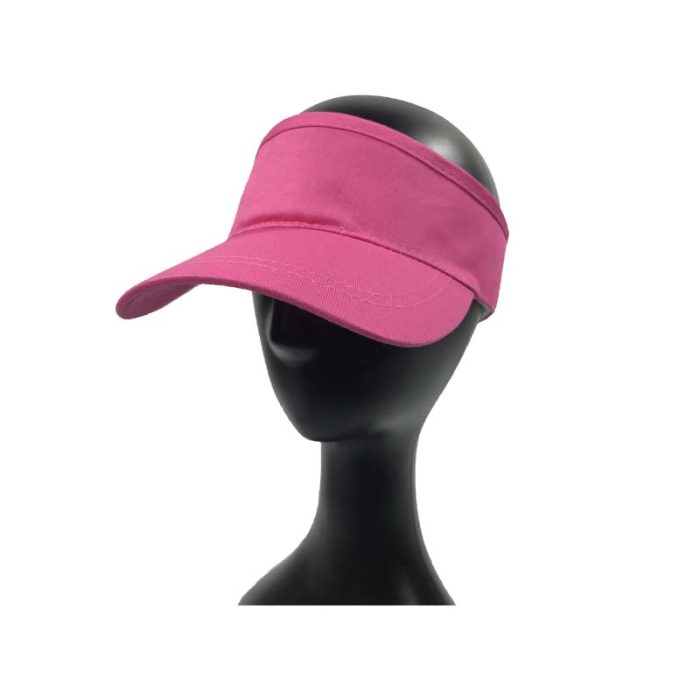 100% Cotton Adjustable Sport sunviser
