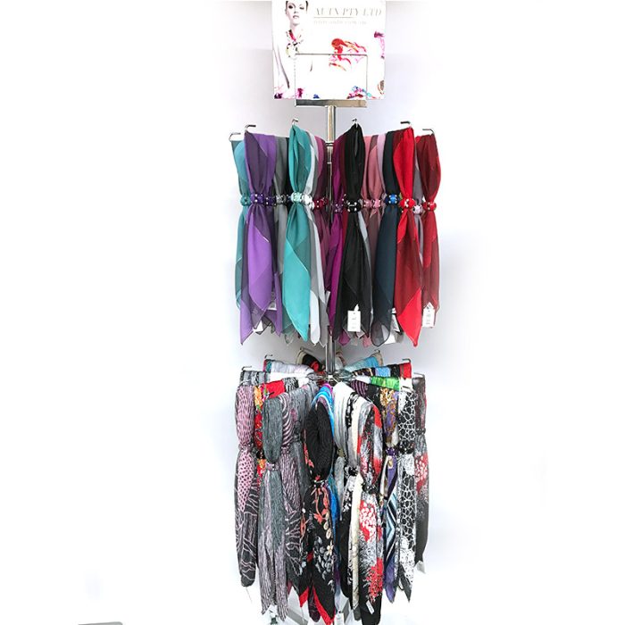 Scarf with Ring Stand