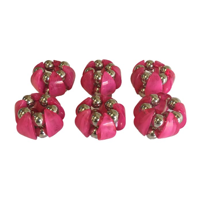 Scarf ring - Hot Pink