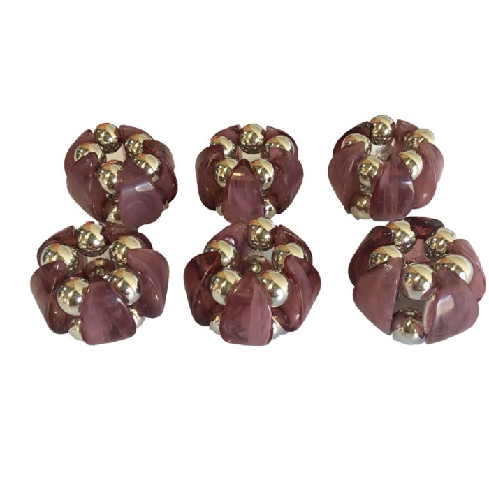 Scarf Ring - Purple Brown