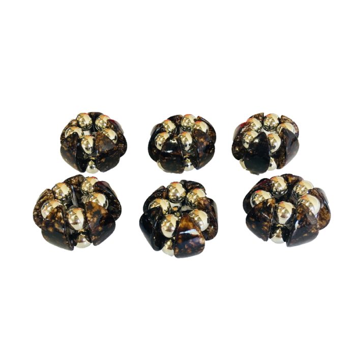 Scarf Ring - Marble Brown