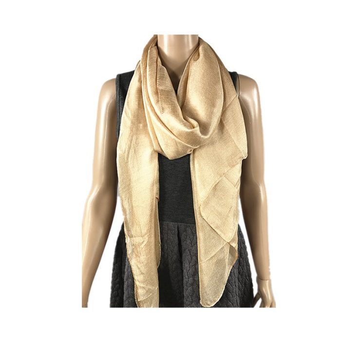 Bright Soft Scarf/Shawl - Gold
