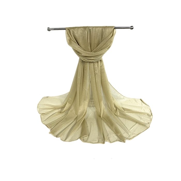 Glitter Sparkle Shawl - Gold