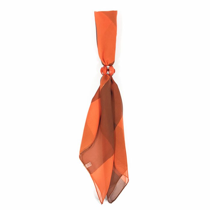 Matlic Square Scarf with Ring