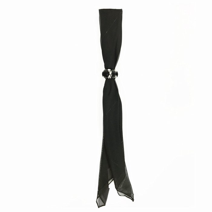 Matlic Square Scarf with Ring
