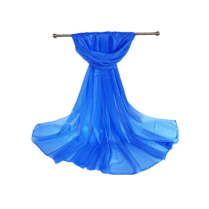 Glitter Sparkle Shawl - Blue