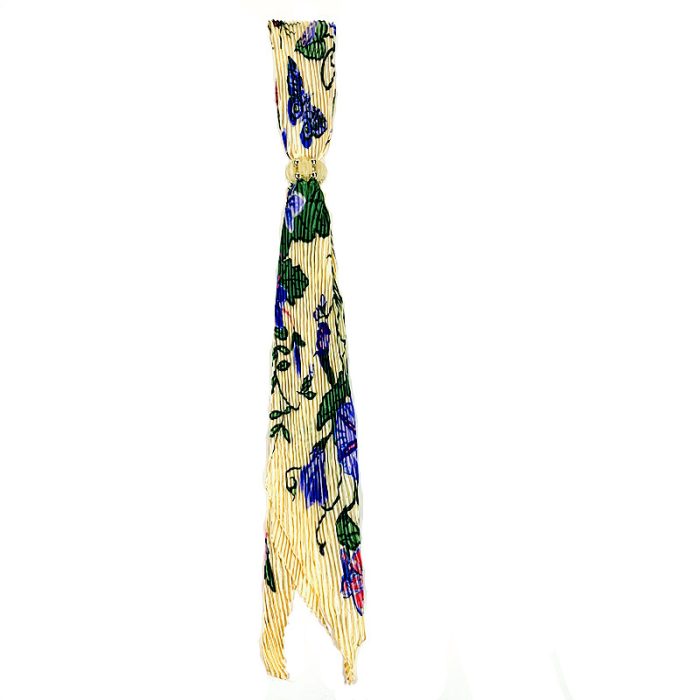 Wrinkle Scarf with Ring