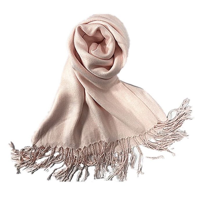 Plain pashmina-LightPink
