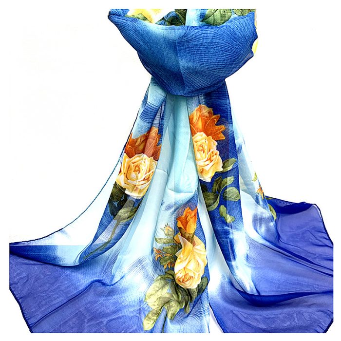 Chiffon Printed scarf 50*155(160)cm