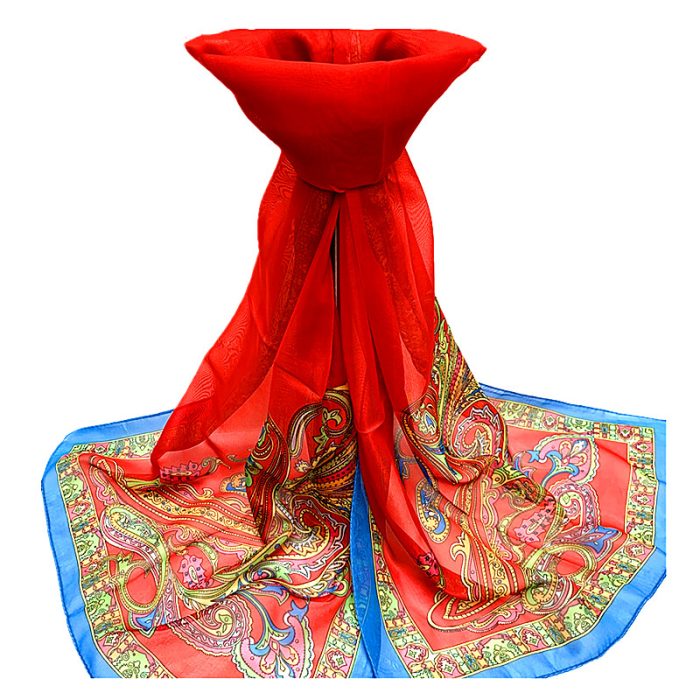 Chiffon Printed scarf 50*155(160)cm
