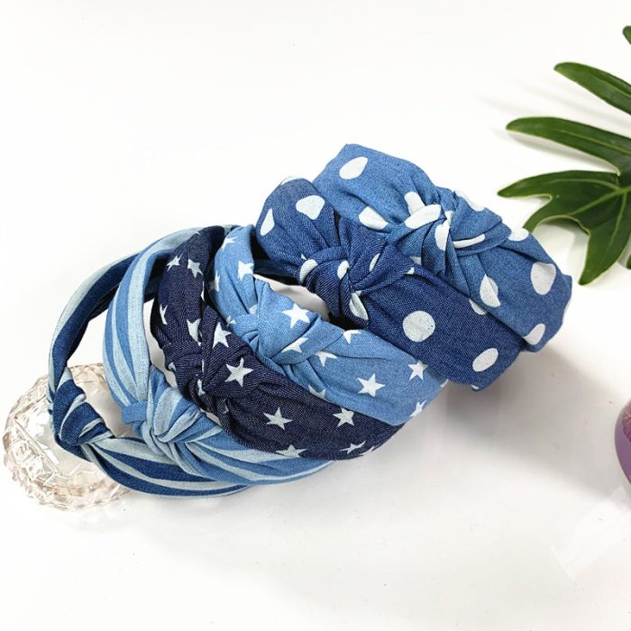 Jean Style Headband. Assorted Color.