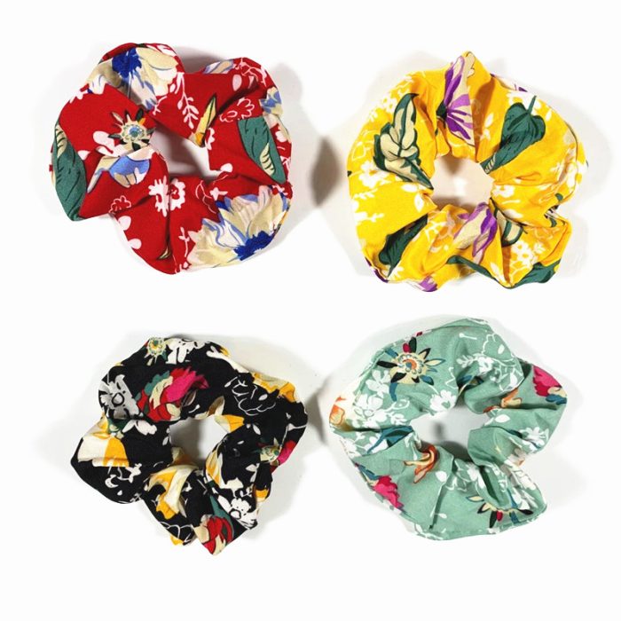 Flora Scrunchie. Assorted Colors.