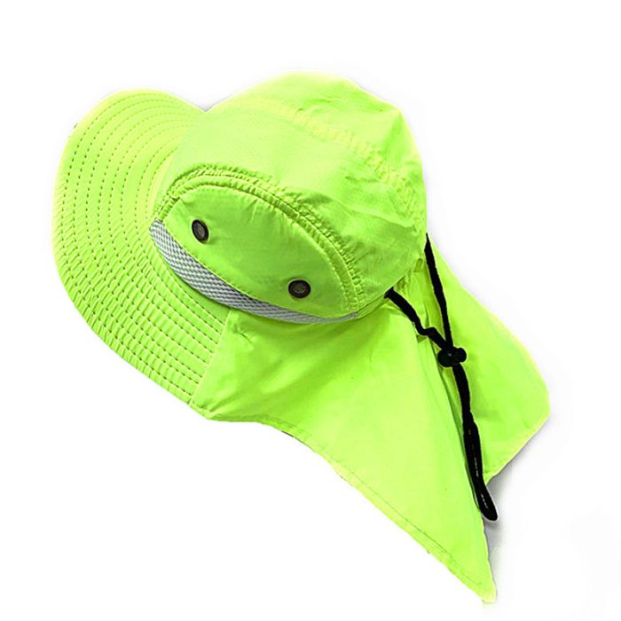 Wide Brim Water Repellent Kids Flap Hat