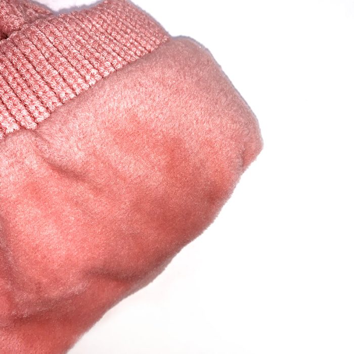 Thinsulate Wool Mixed Beanie with Faux Rabbit Fur Pom. Free Size. - Image 2
