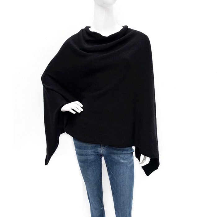 Stylish Multi-Way Wearing Poncho. Free Size. - Image 2