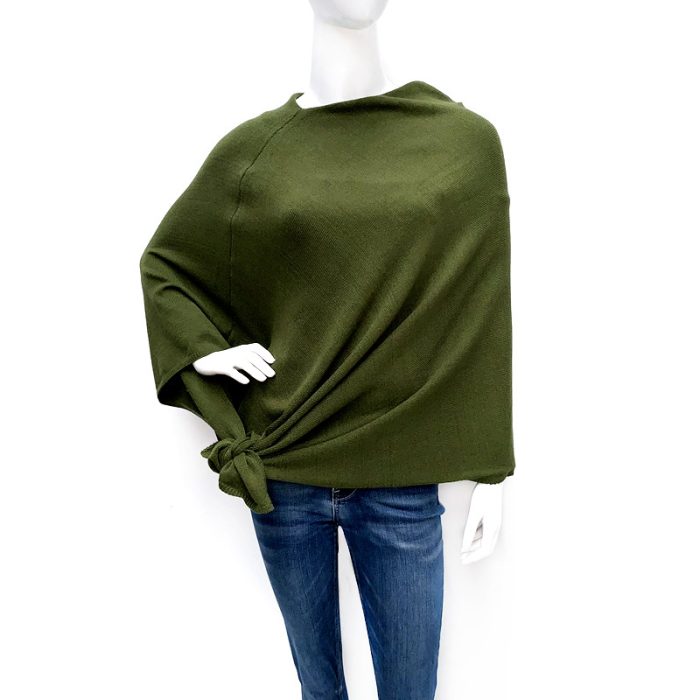Stylish Multi-Way Wearing Poncho. Free Size. - Image 3