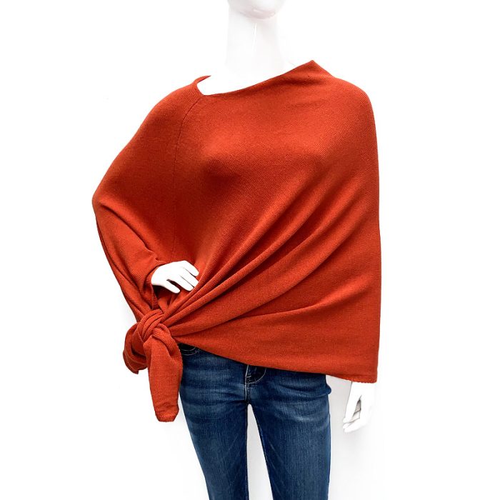 Stylish Multi-Way Wearing Poncho. Free Size. - Image 3