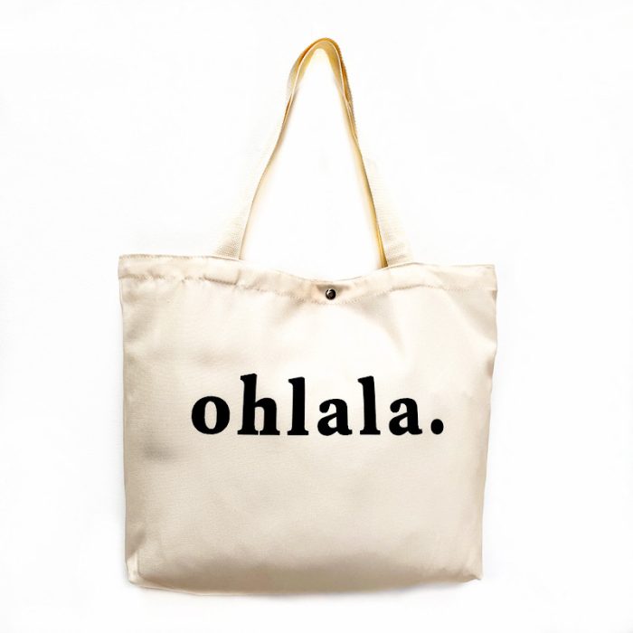 Canvas Tote Bag - ohlala 45*40cm