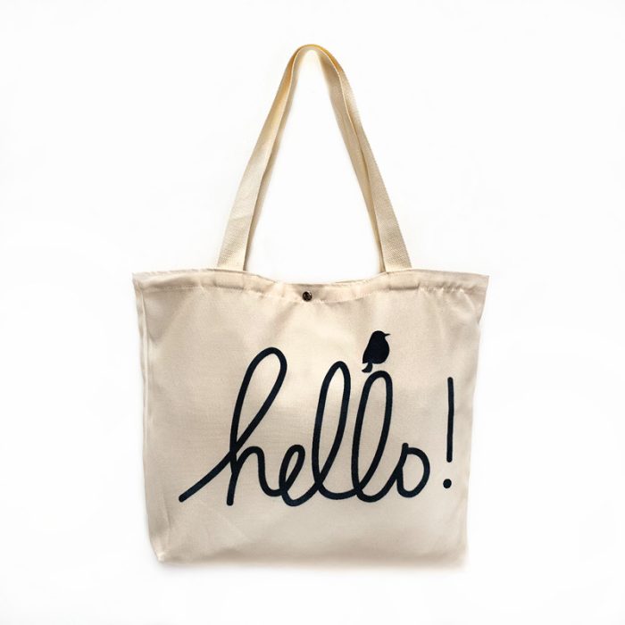 Canvas Tote Bag - hello 45*40cm