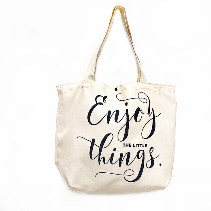 Canvas Tote Bag - Enjoy the Little Things 45*40cm