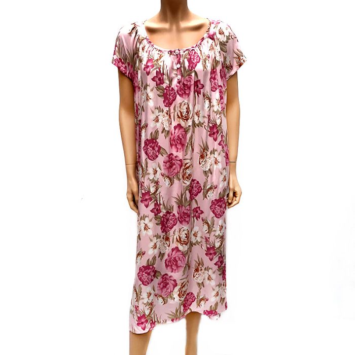 Relexed Bloom Short Sleeve Nightie. Size 8 - Size 26.