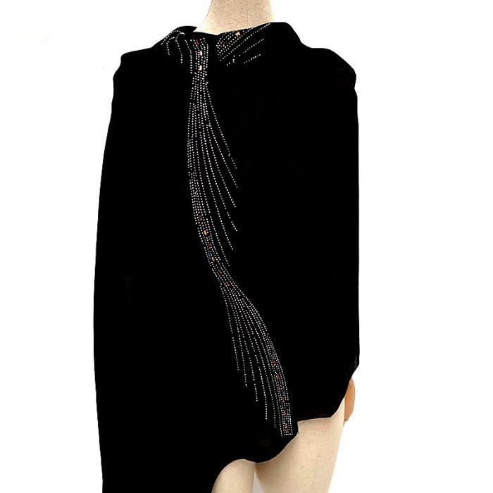 Diamante Chiffon Scarf