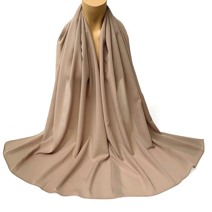 Stretchable Solid Color Chiffon Scarf