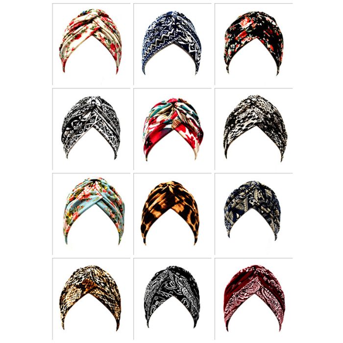 Assorted Patterned Turban