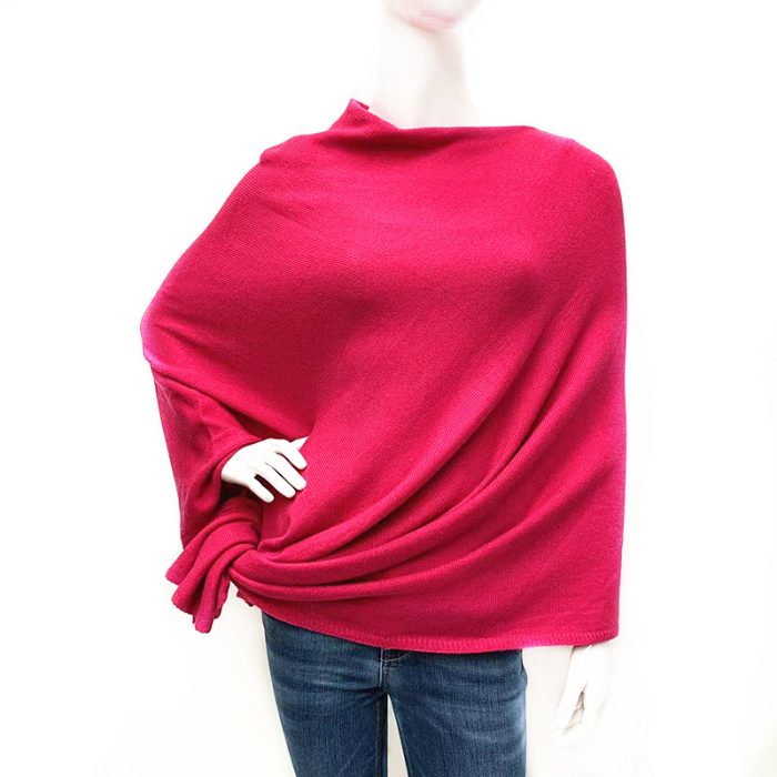 Stylish Multi-Way Wearing Poncho. Free Size. - Image 2
