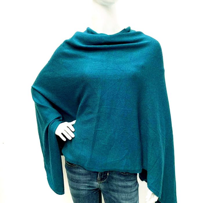 Stylish Multi-Way Wearing Poncho. Free Size.