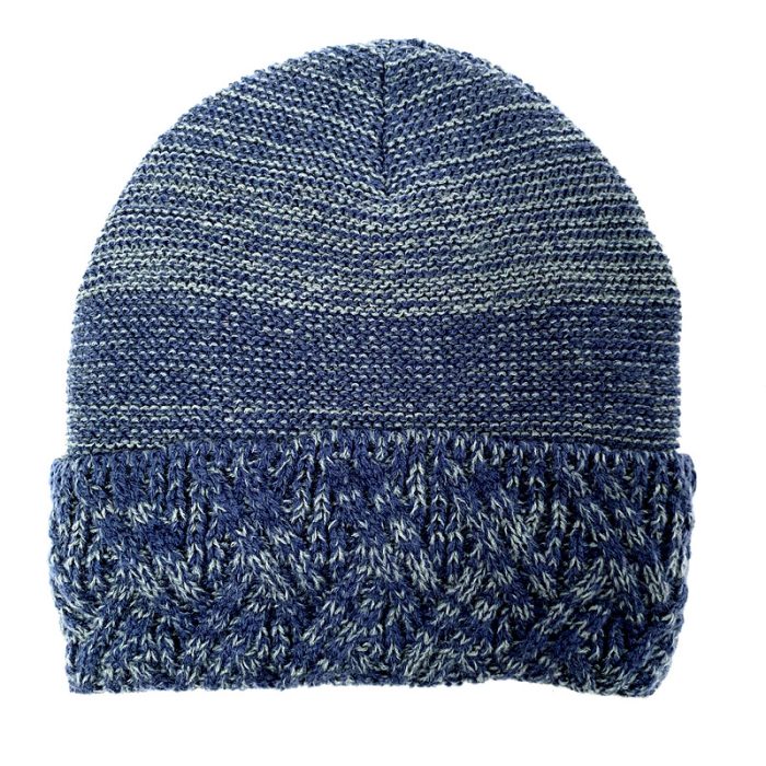 Melange Short Beanie