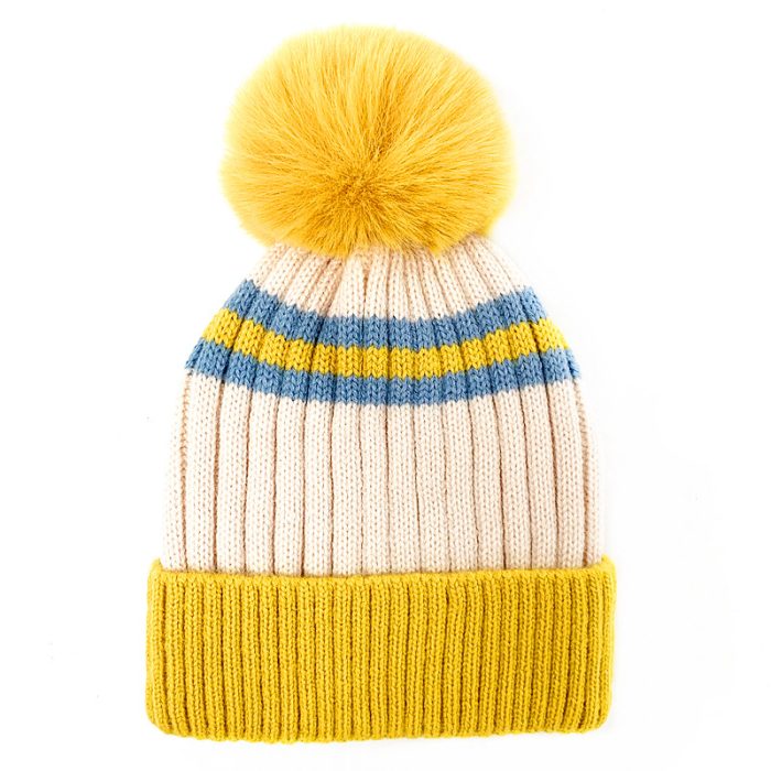 Kids Beanie with Pompom