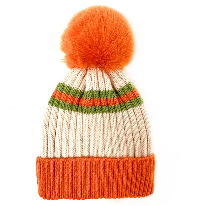 Kids Beanie with Pompom