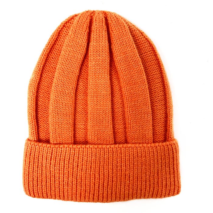 Kids Solid Color Rib Beanie