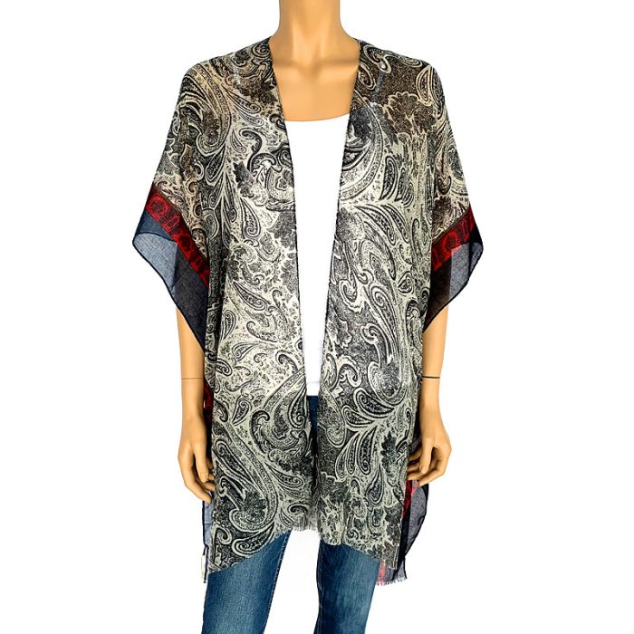 Patterned Cape. Free Size.