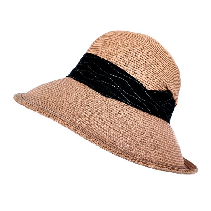 Stylish Packable Floppy Hat with Fabric Band