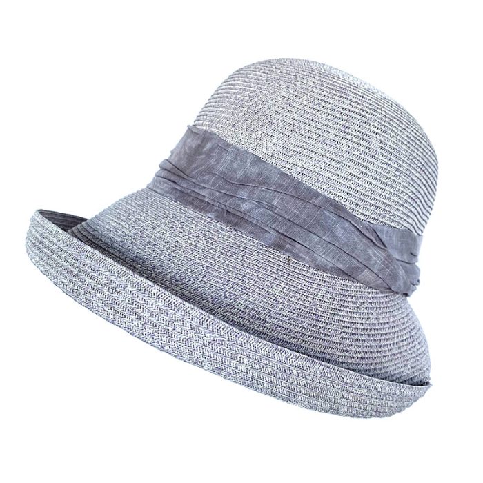 Stylish Packable Floppy Hat with Fabric Band