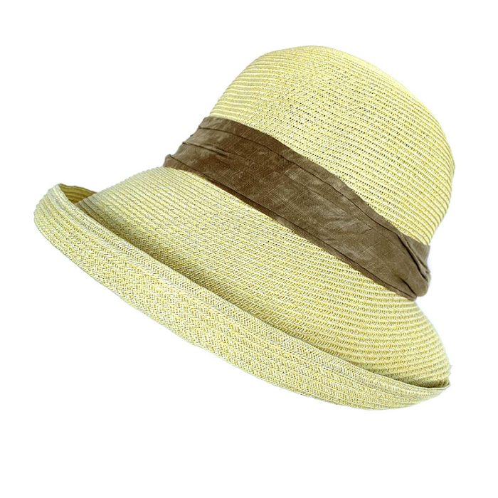 Stylish Packable Floppy Hat with Fabric Band