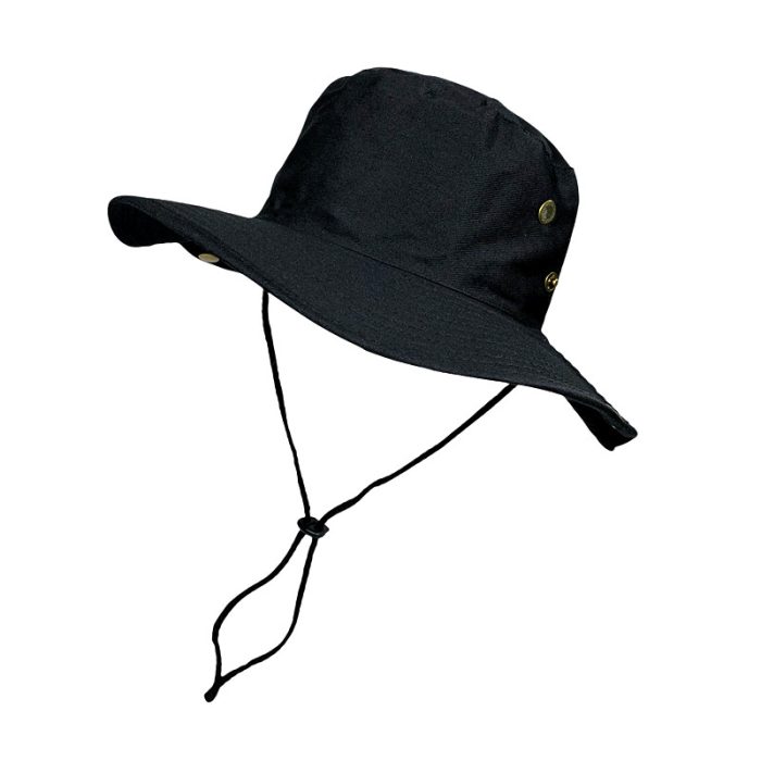 Wide Brim Bush Hat with Cord