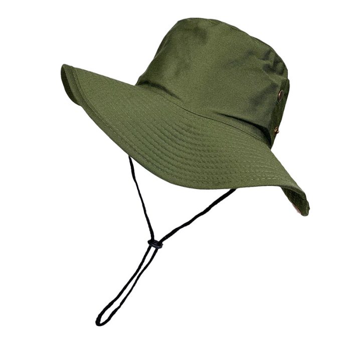 Wide Brim Bush Hat with Cord