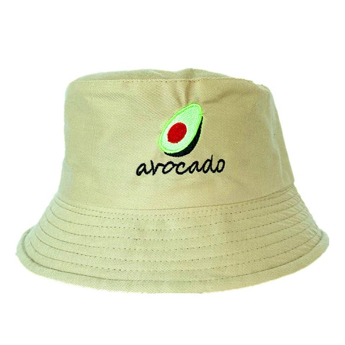 Reversible Embroidered Avocado Bucket Hat - Image 2
