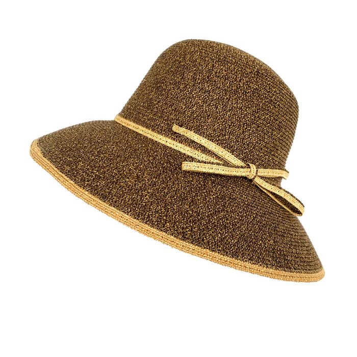 Stylish Two Tone Packable Floppy Hat
