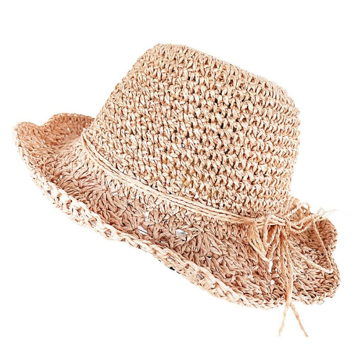 Hand Crochet Girls Floppy Hat