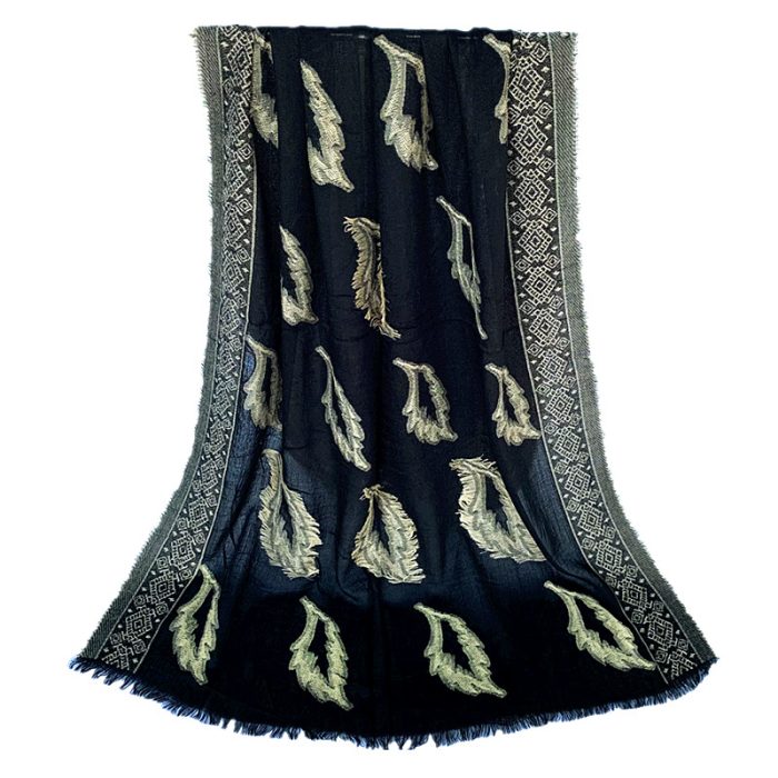 Elegant Cut Flowers Scarf
