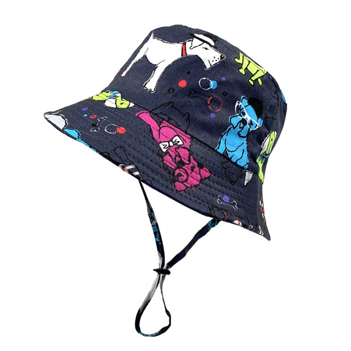 CUTE KIDS DOG COTTON HAT. SIZE: #52/#54/#56. SET OF 4.