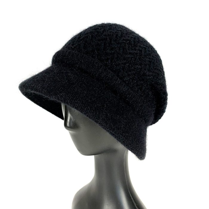 Stylish Open Back Faux Rabbit Fur Hat