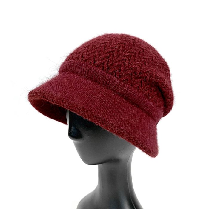 Stylish Open Back Faux Rabbit Fur Hat