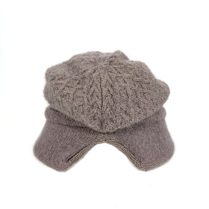 Stylish Open Back Faux Rabbit Fur Hat - Image 2
