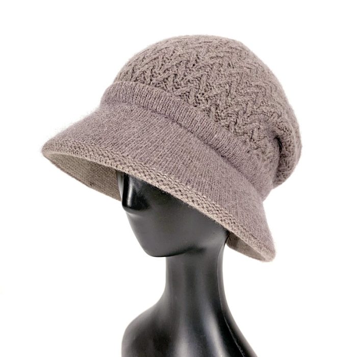 Stylish Open Back Faux Rabbit Fur Hat