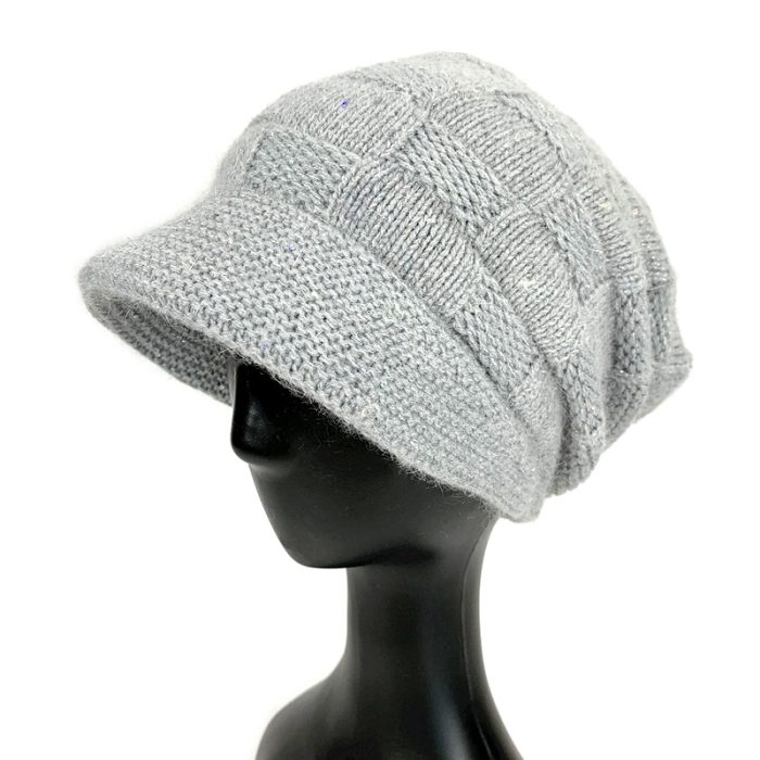Stylish Slouchy Hat with Sequins Deco